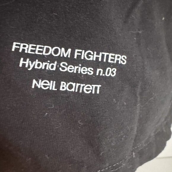 Neil Barrett Freedom Fighters T Shirt M Slim Fit - Picture 6 of 6